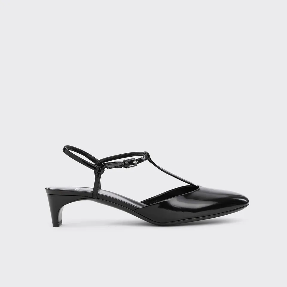 Pierre Hardy Danielle Décolleté Nero Tacco 35mm 39 T-Strap
