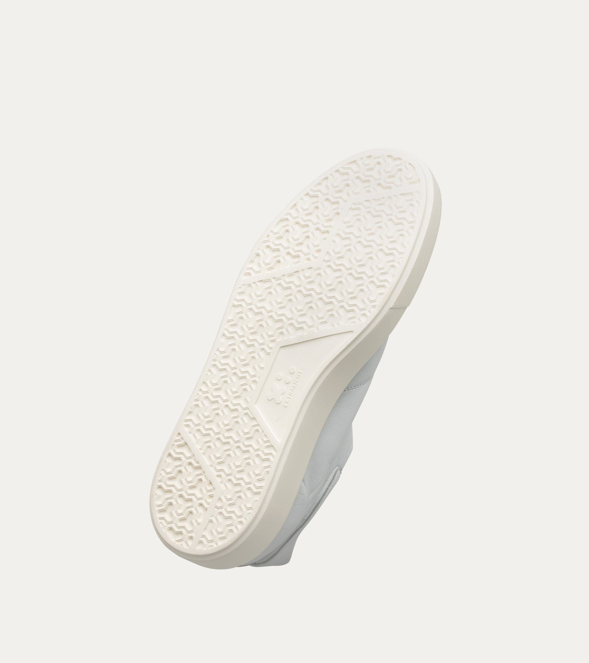 Ace Marks Kody sneakers uomo pelle bianco ghiaccio ultraleggere