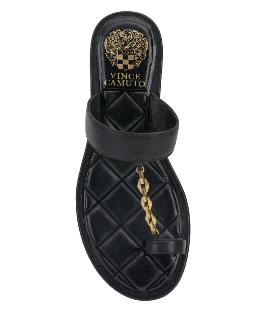 Vince Camuto Sandalo Lexie Tacco Catena Oro