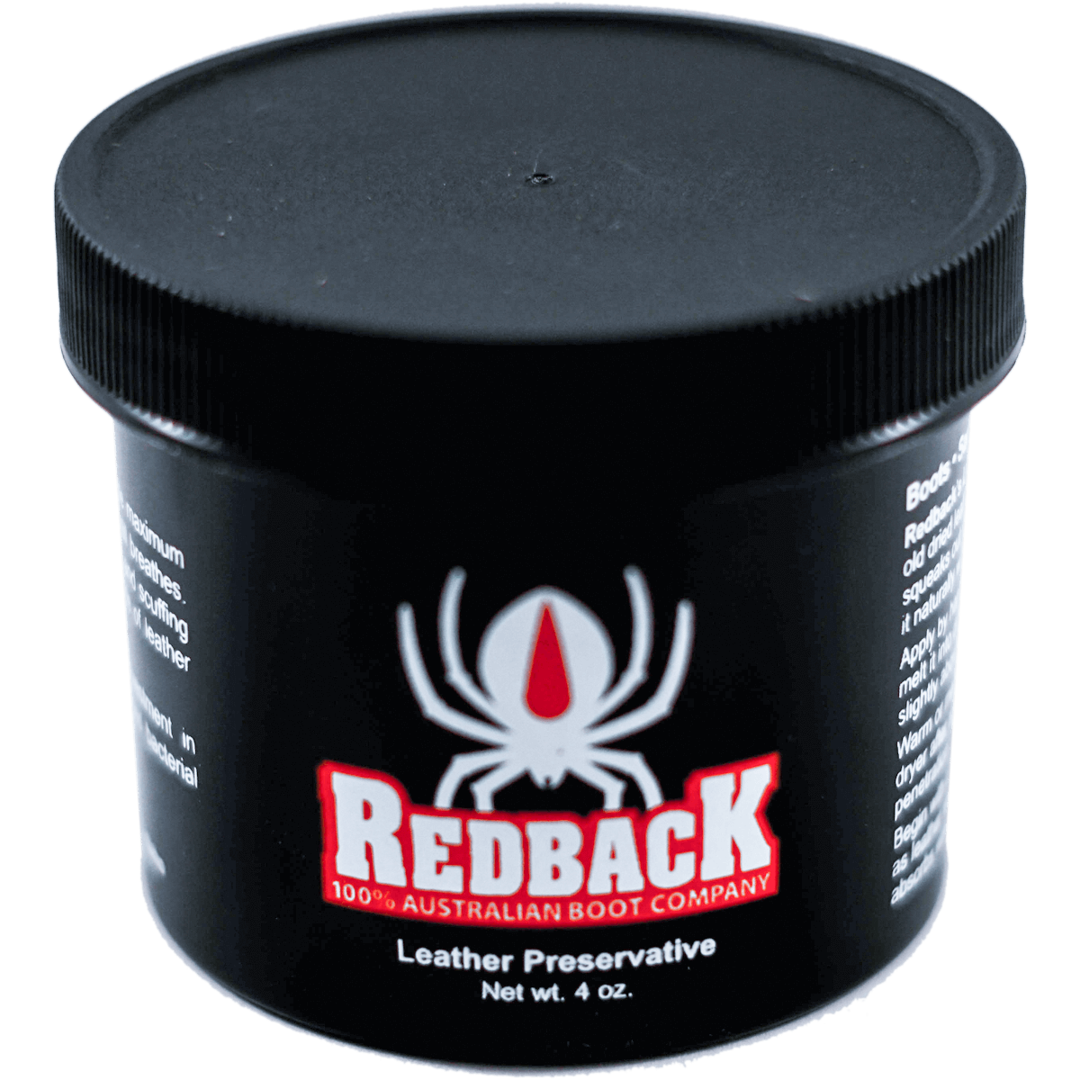 Redback Boot Care Leather Preservative balsamo pelle scarpe cera d'api