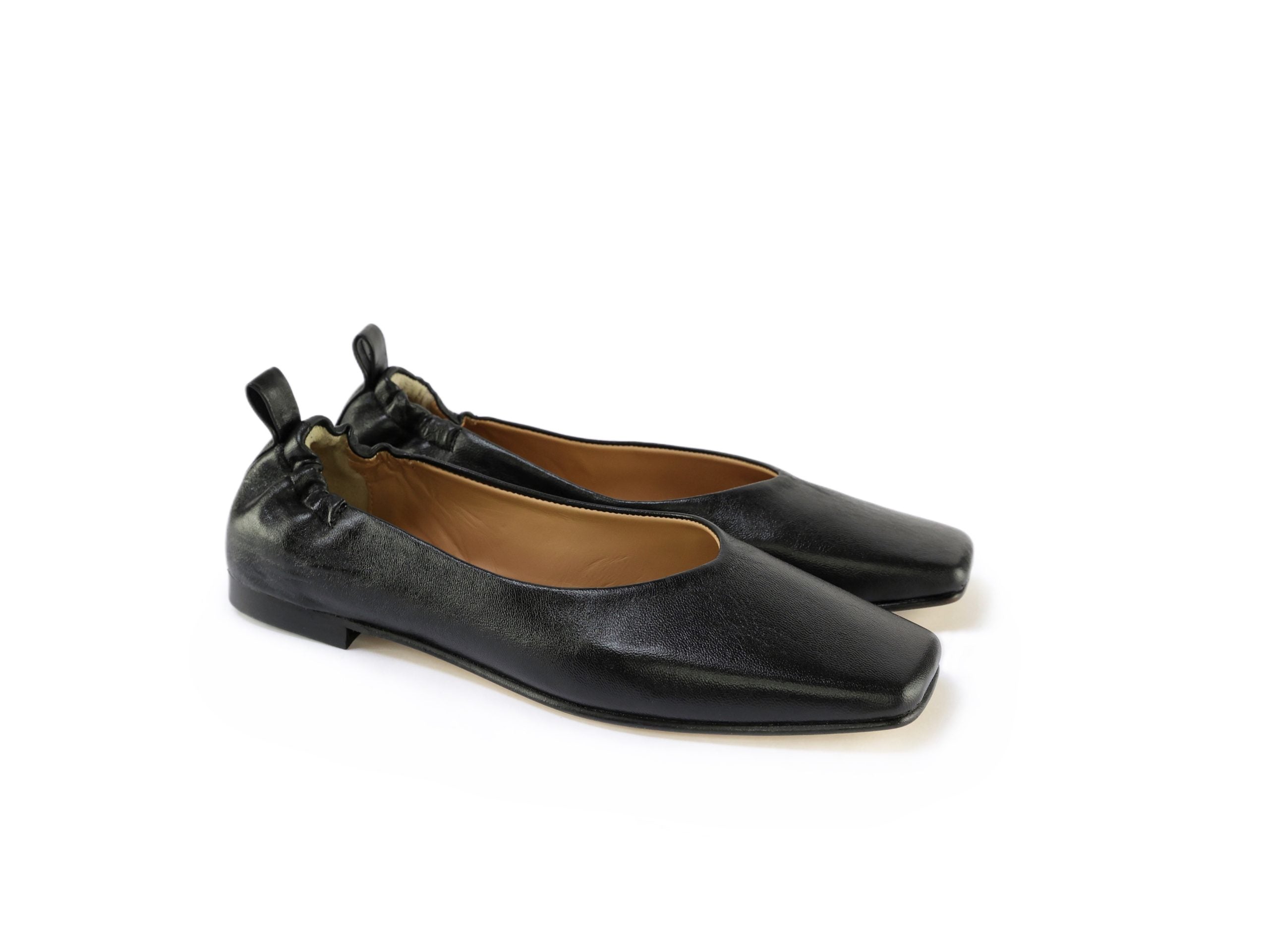 Ton Goût Zoe Ballerine Donna Nero Nappa Pelle