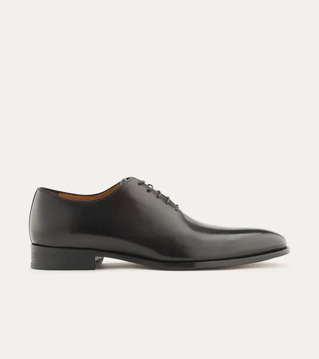 Ace Marks Carlo Wholecut Oxford scarpe oxford nere pelle