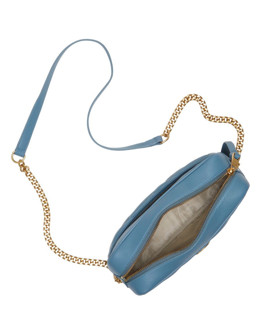 Vince Camuto Kisho borsa tracolla trapuntata catena oro