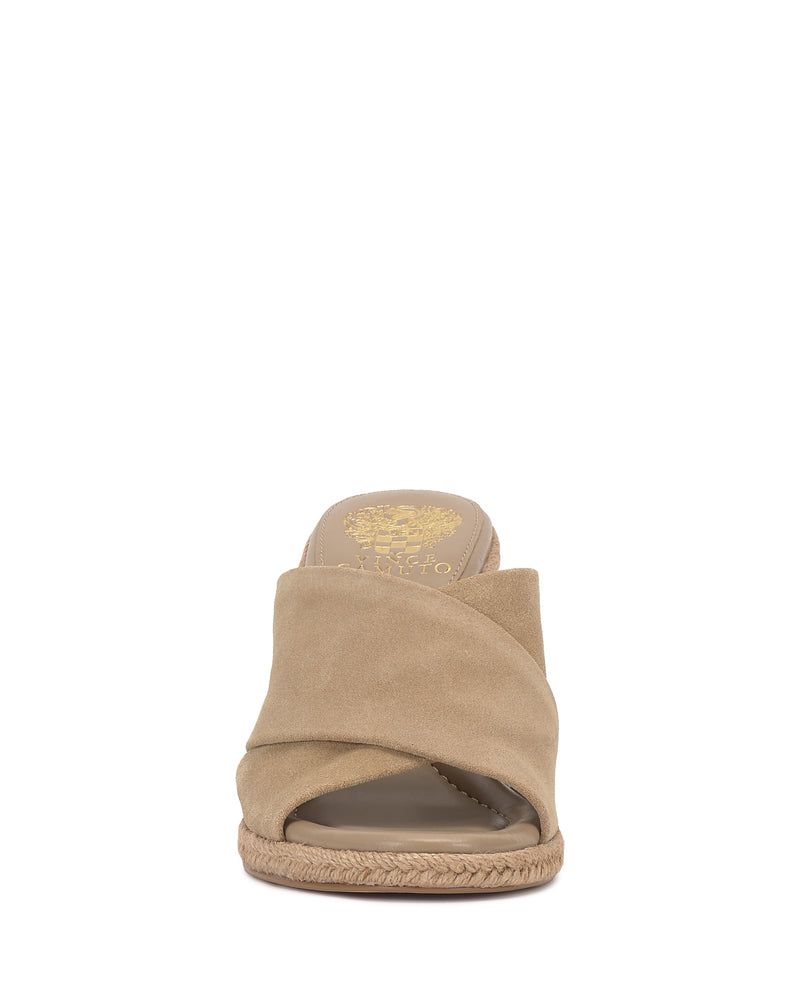 Vince Camuto Fisella Sandalo Zeppa Espadrillas Incrociato