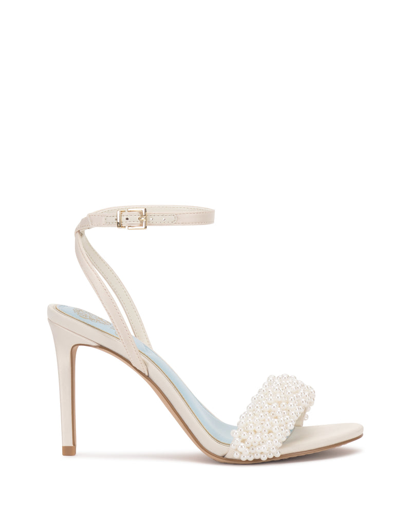 Vince Camuto Arleem sandali perline tacco donna