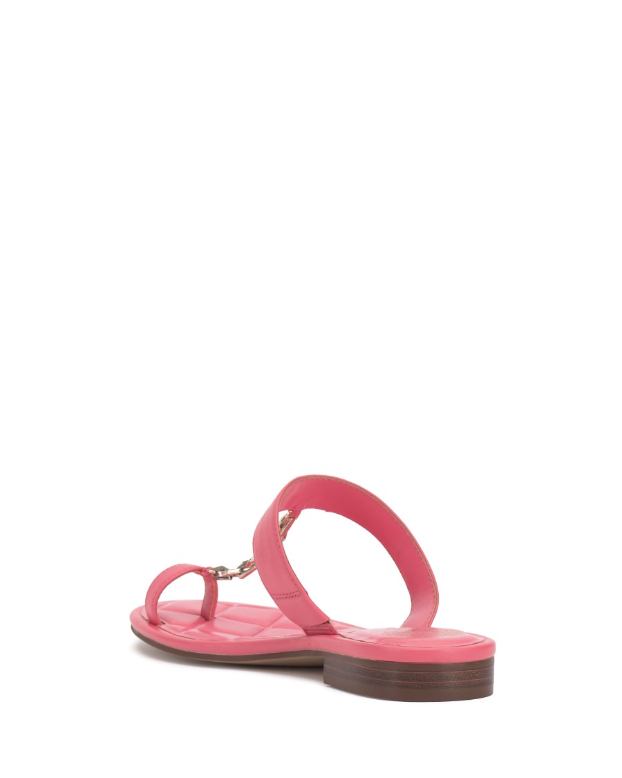 Vince Camuto Lexie Sandalo Catena Oro Tacco a Blocco