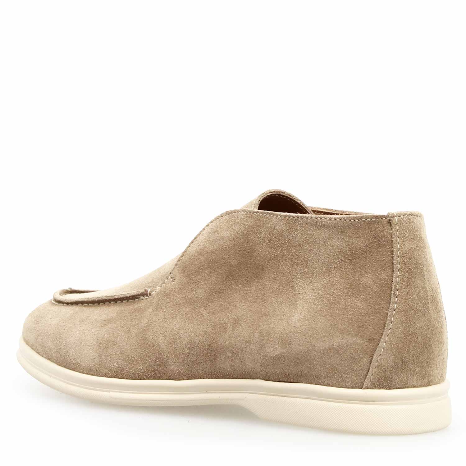 Leonardo Shoes Mocassini Uomo Elite20 mocassino camoscio beige