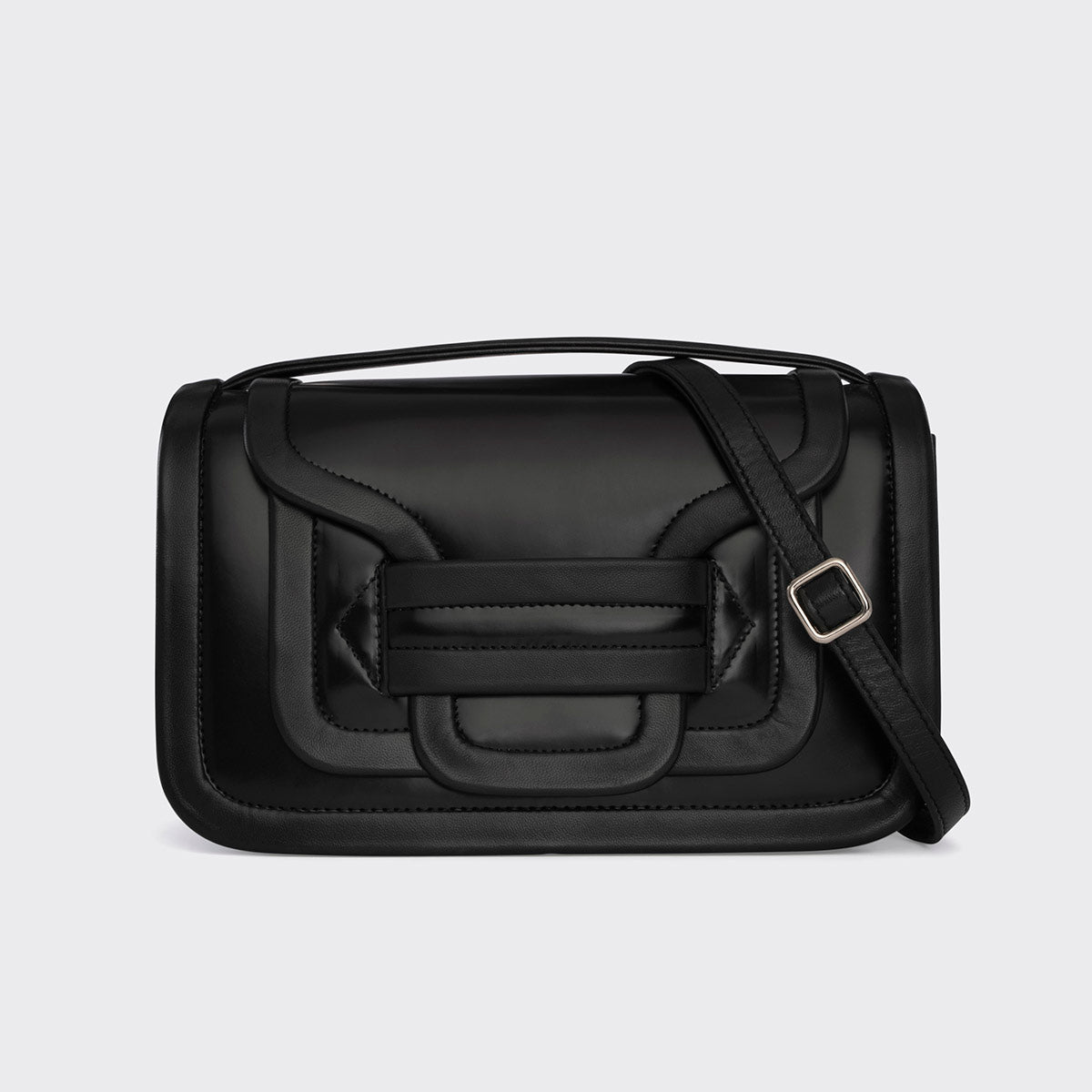 Pierre Hardy Alpha Maxi Borsa a Mano Nera Pelle