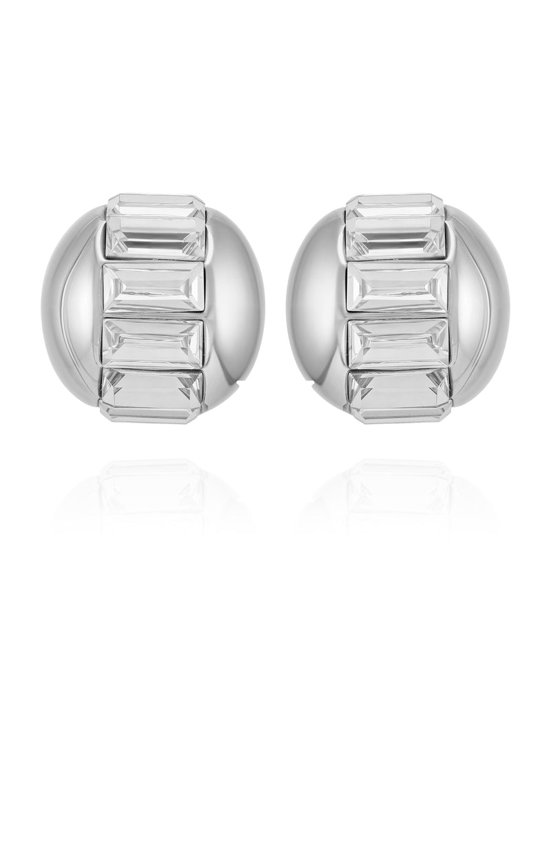Vince Camuto orecchini donna cristalli baguette argento