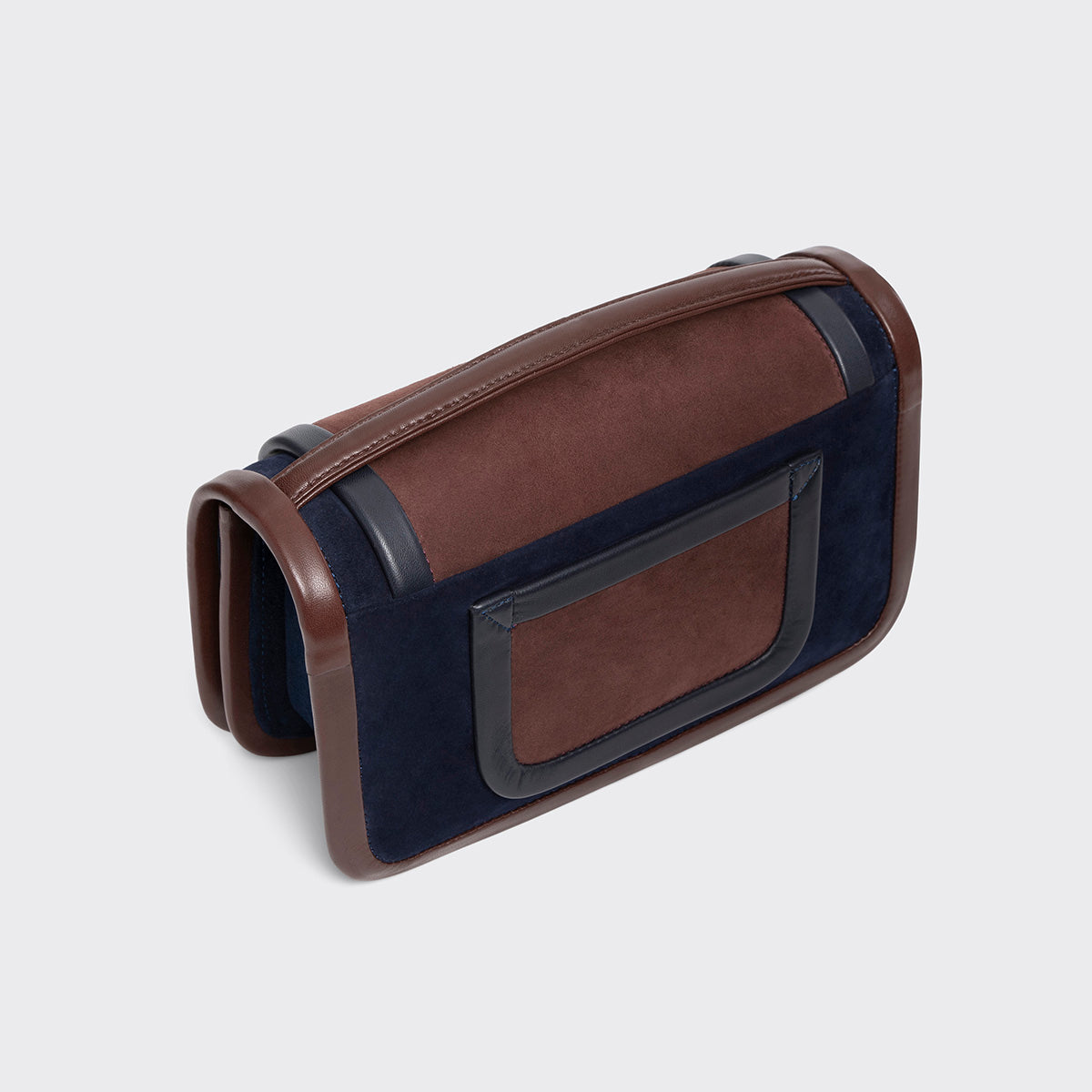 Pierre Hardy Alpha XR04 borsa maxi blu tracolla pelle
