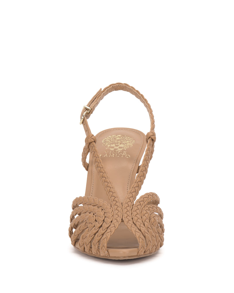 Vince Camuto Hannie Sandalo Slingback Pitonato con Tacco