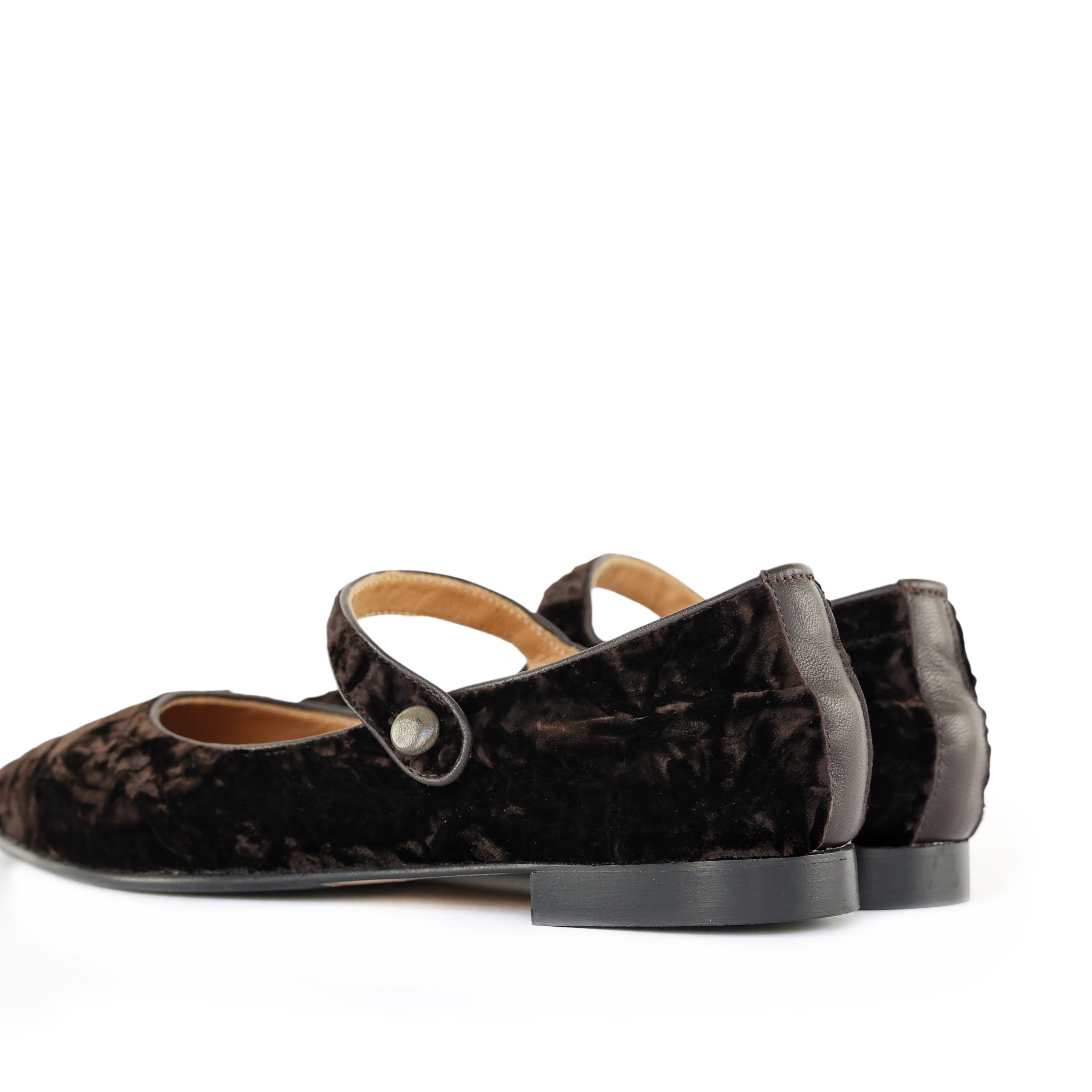 Ton Goût Angelica ballerine donna cavallino moro steel