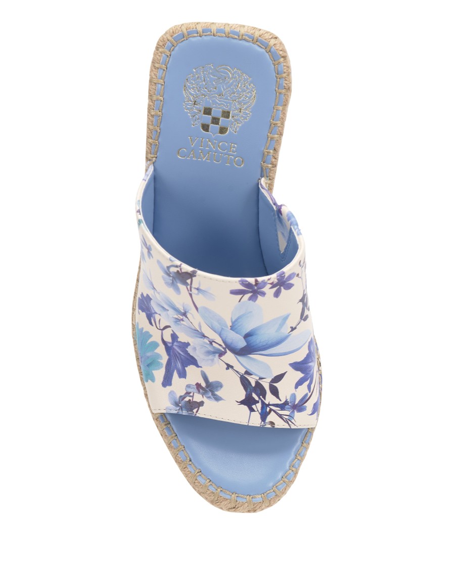 Vince Camuto Brissia mules zeppa iuta pelle