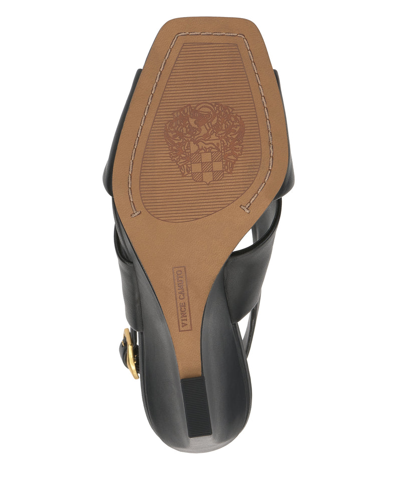 Vince Camuto Ameira sandali zeppa pelle punta quadrata