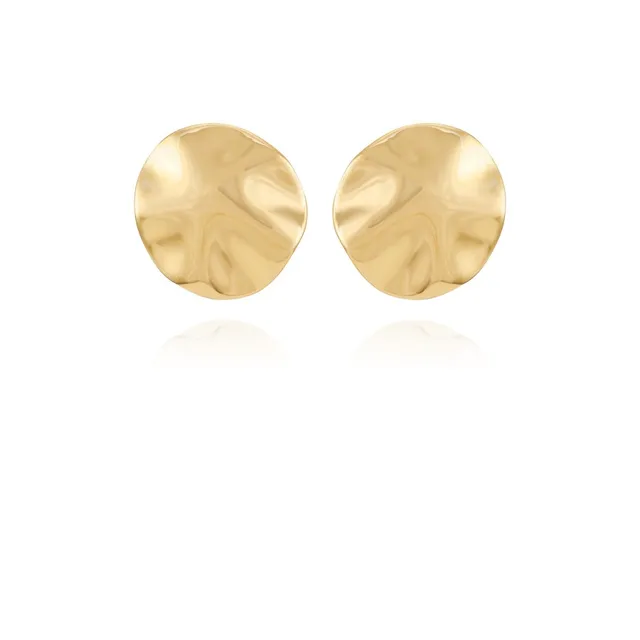 Vince Camuto Orecchini Bottone Oro Tondi da Donna