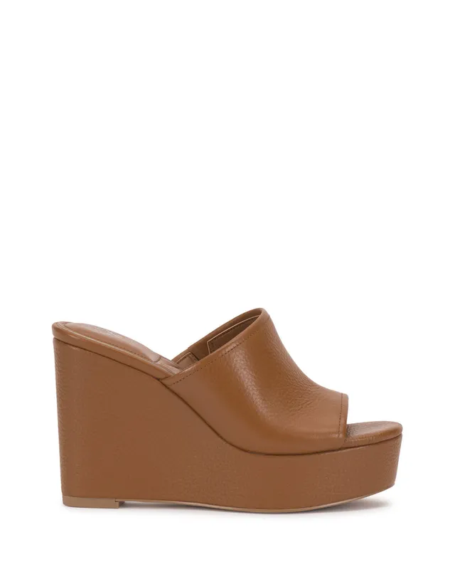 Vince Camuto Etta Sandalo Zeppa Donna Pelle