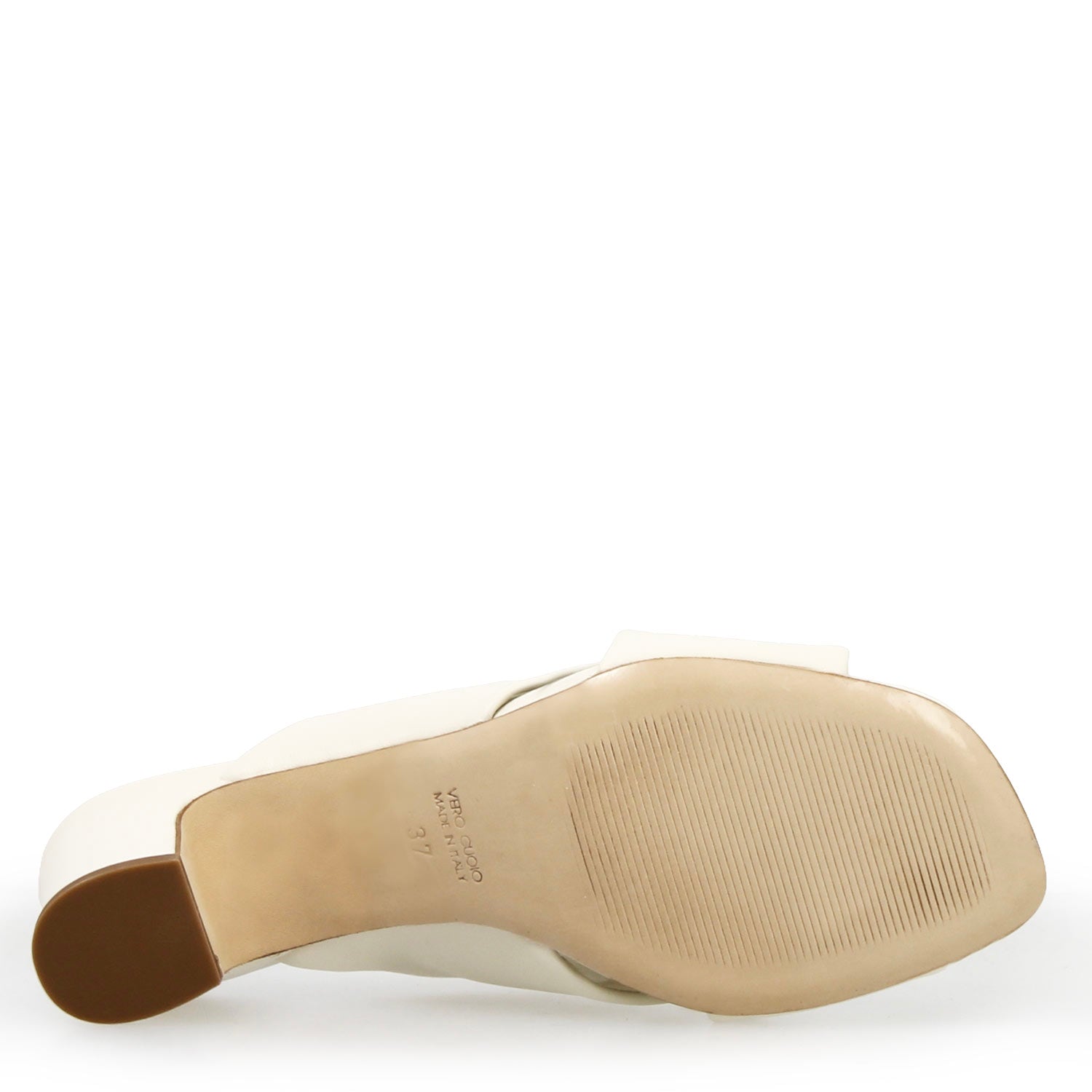 Leonardo Shoes Antiochia mules donna pelle bianco tacco 5 cm