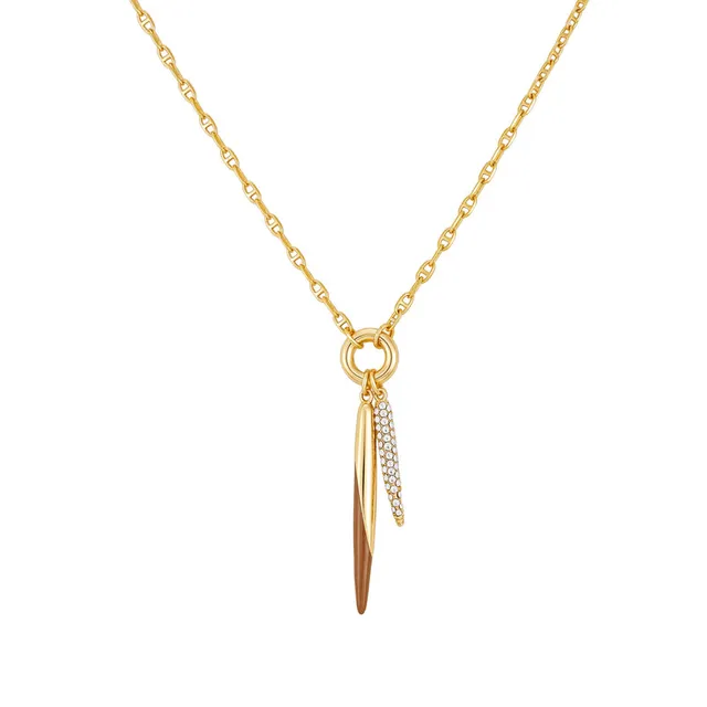 Vince Camuto Doppio Ciondolo Collana oro doppio pendente