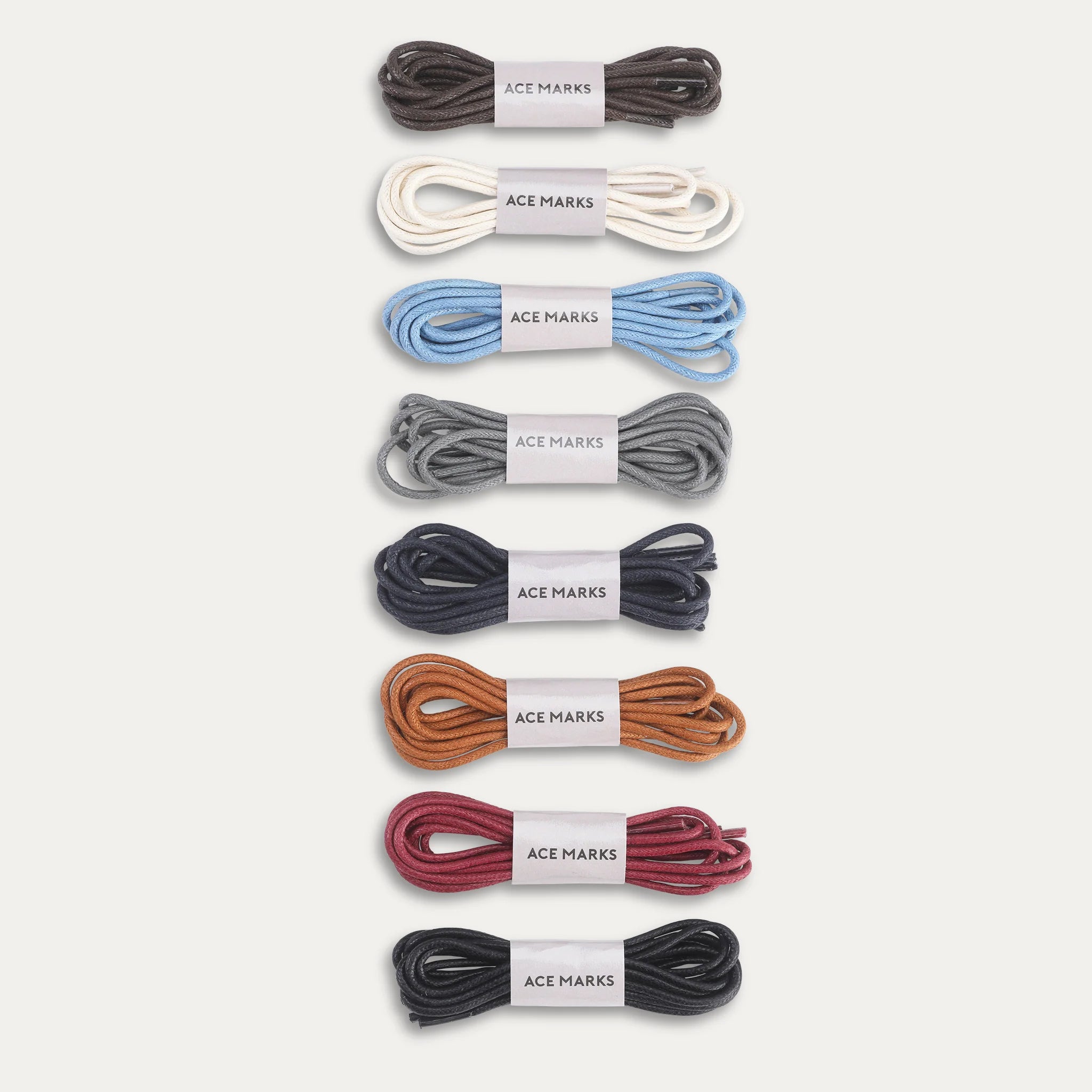 Ace Marks Essential Shoe Lace Package lacci cerati 75 cm 8 colori