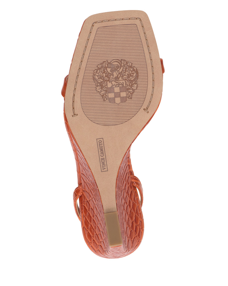 Vince Camuto Ambee Sandalo con Zeppa Punta Quadrata