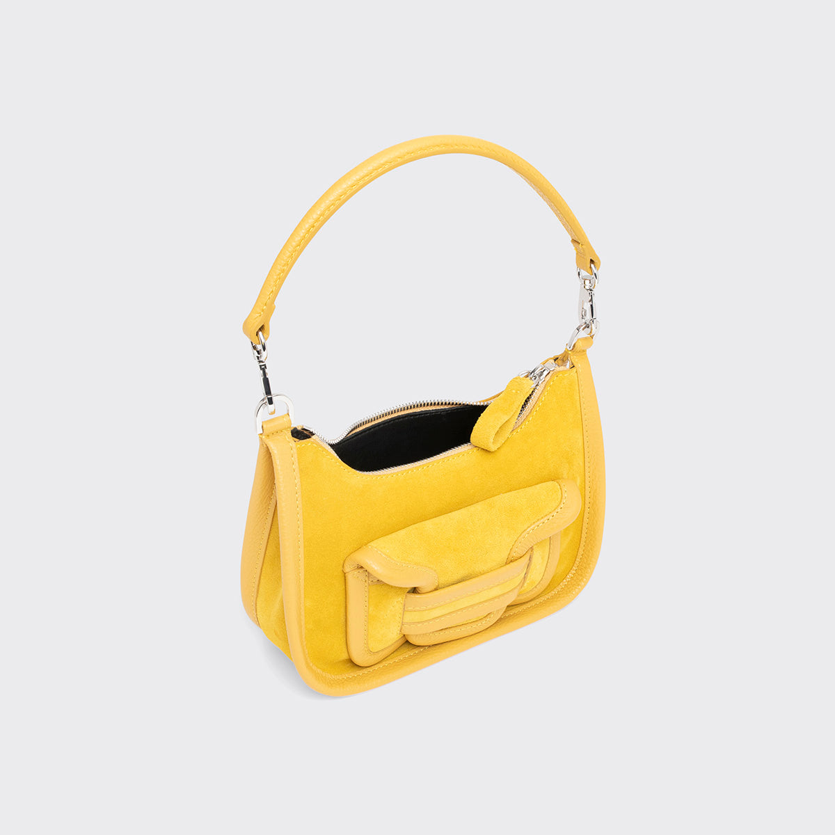 Pierre Hardy Alpha Day Mini borsa tracolla gialla pelle