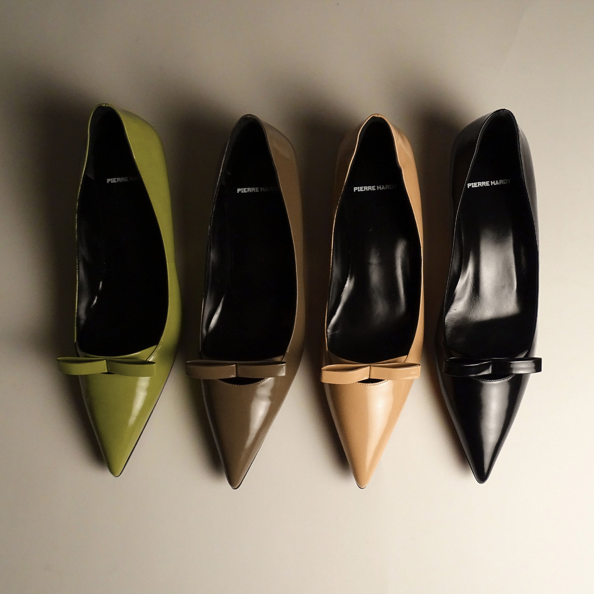 Pierre Hardy Delphine décolleté pelle verde 25