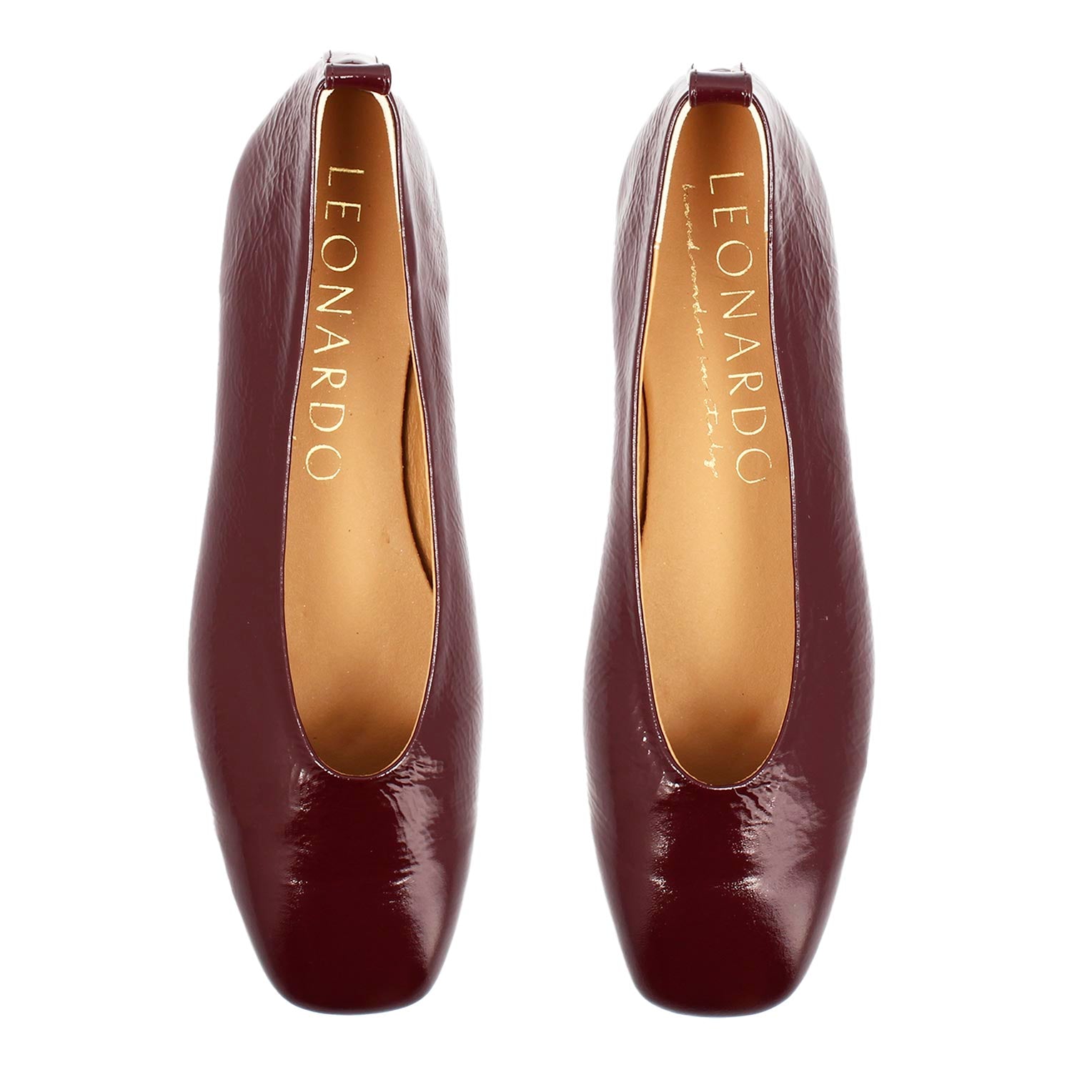Leonardo Shoes Venere Bolgheri ballerine donna rosso