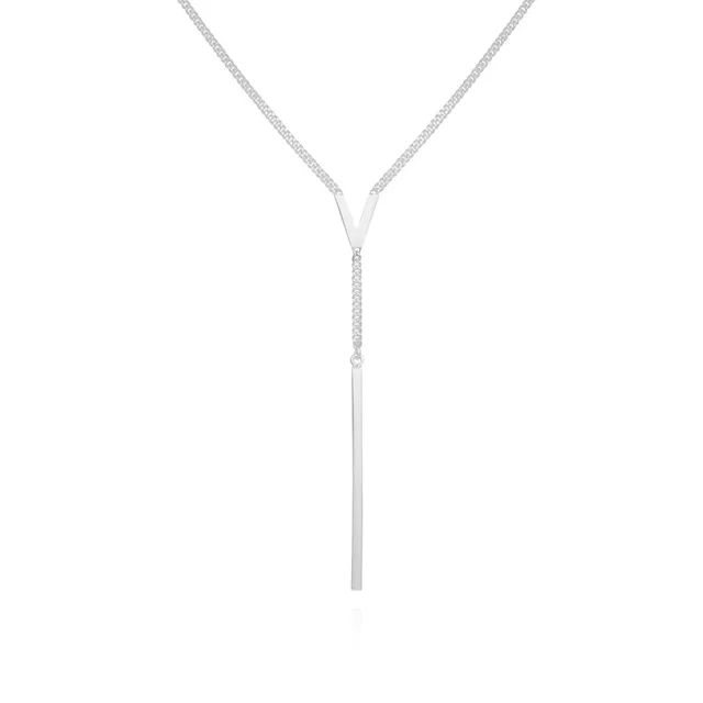 Vince Camuto Lariat Y Collana Lunga Logo V
