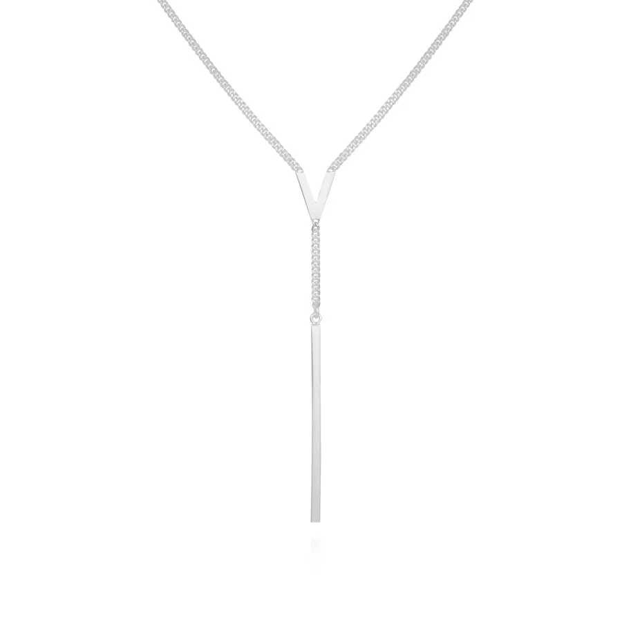 Vince Camuto Lariat Y Collana Lunga Logo V
