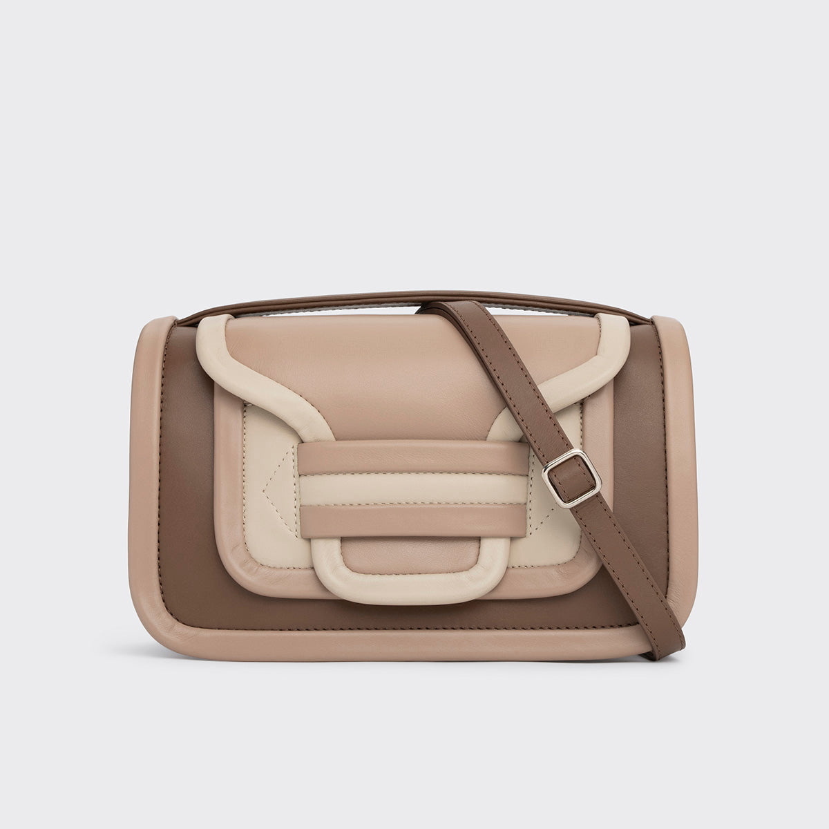 Pierre Hardy Alpha Maxi borsa a mano cammello pelle
