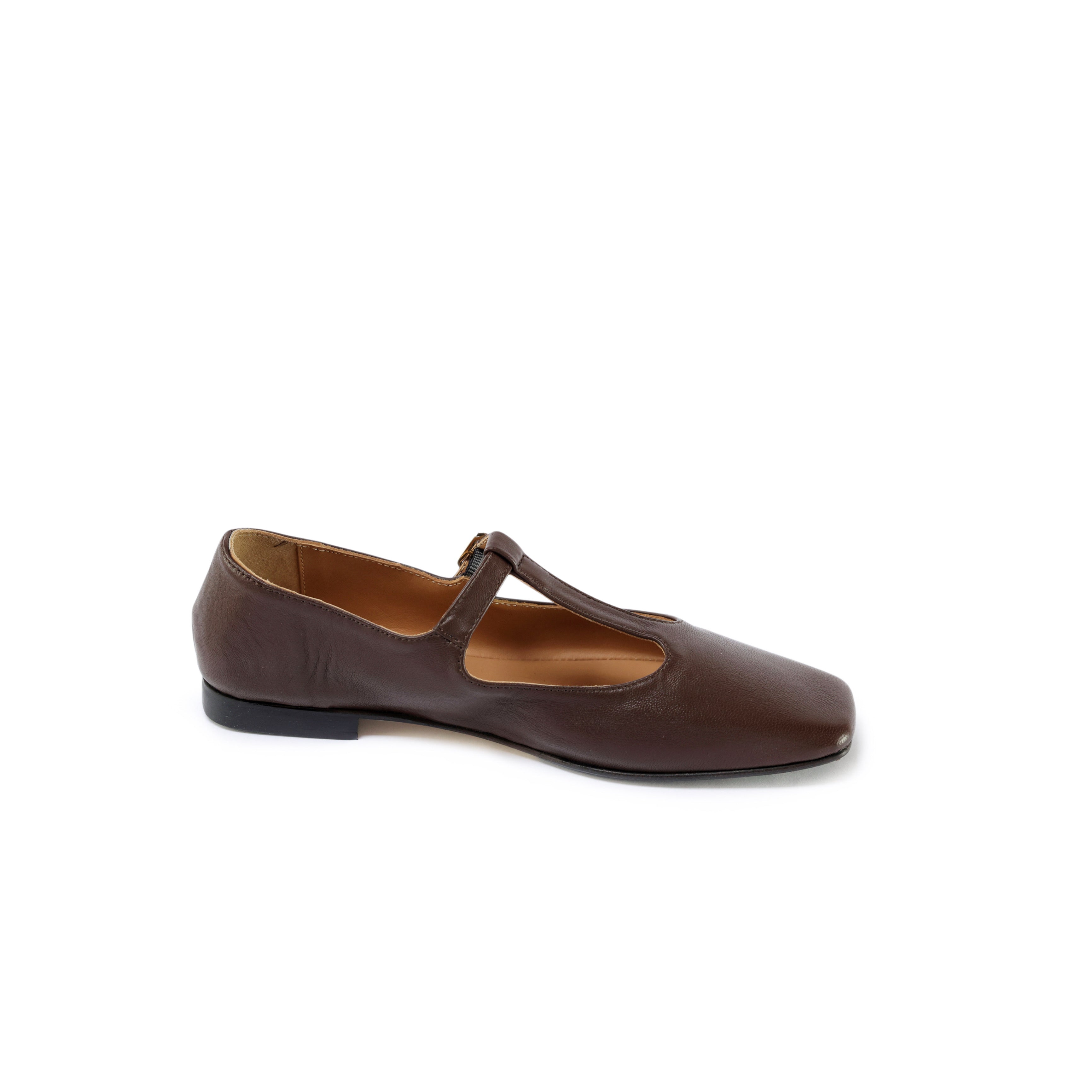 Ton Goût Paris Ballerine Donna Blu Nappa Laminata