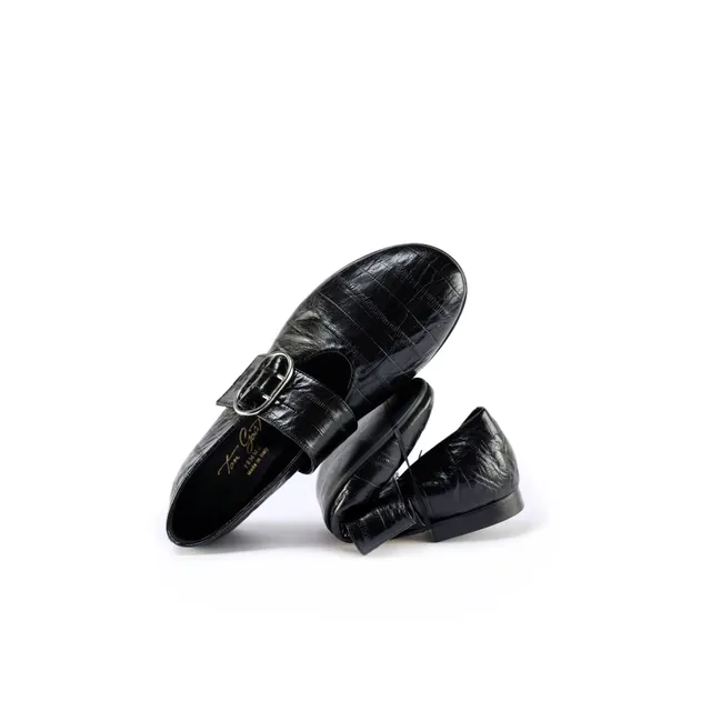 Ton Goût Claire Ballerina donna nappa nera tacco 2 cm
