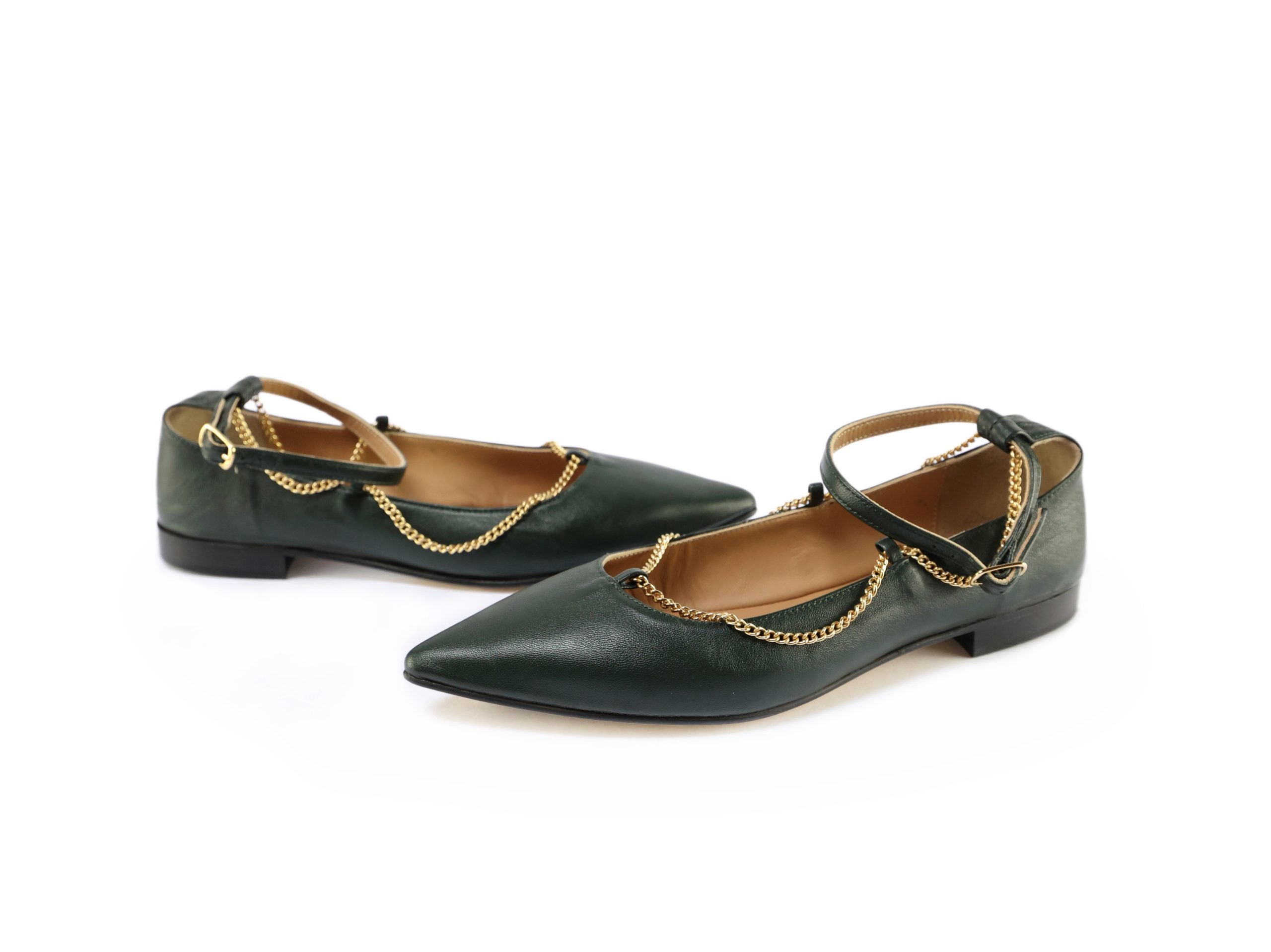 Ton Goût Eifel ballerina donna 41 verde nappa
