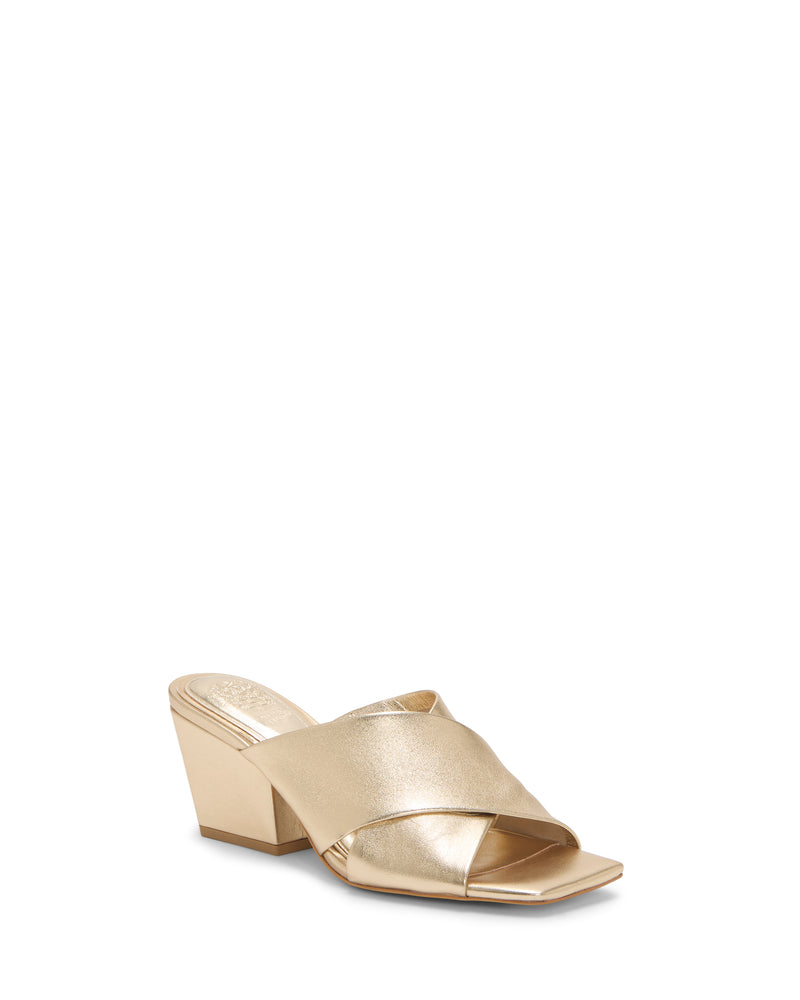 Vince Camuto Kespa Mulo Pelle Tacco Blocco Donna
