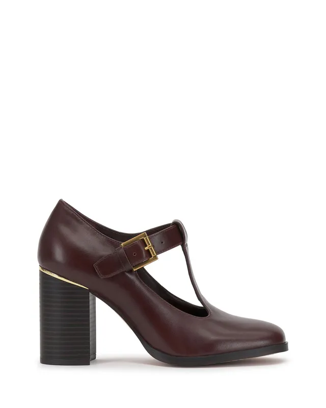 Vince Camuto Micha Pompa T-Strap Decolleté Donna Vintage