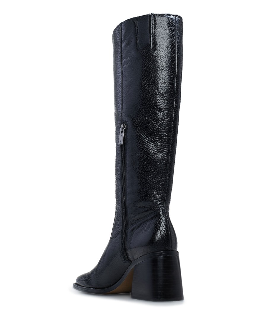 Vince Camuto Sangeti Stivale Donna Alto Tacco Blocco Oro