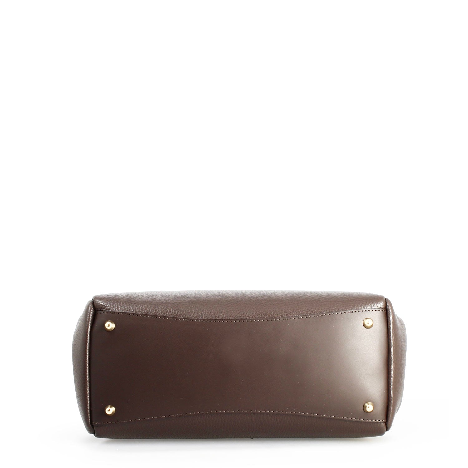 Leonardo Shoes Giulia borsa donna marrone scuro pelle spalla