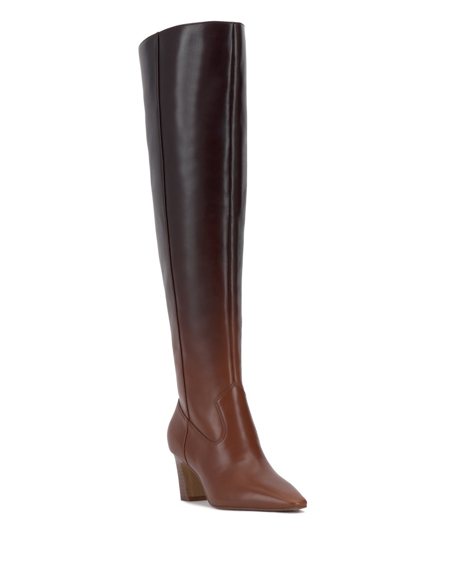 Vince Camuto Shalie Stivali Sopra Ginocchio Tacco Angolato