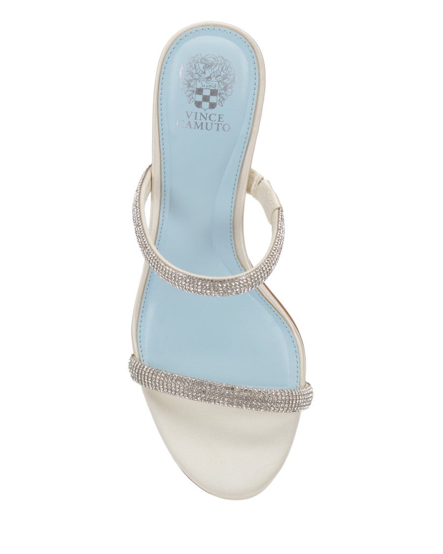 Vince Camuto Azarah Mules Donna Strass Tacco a Blocco