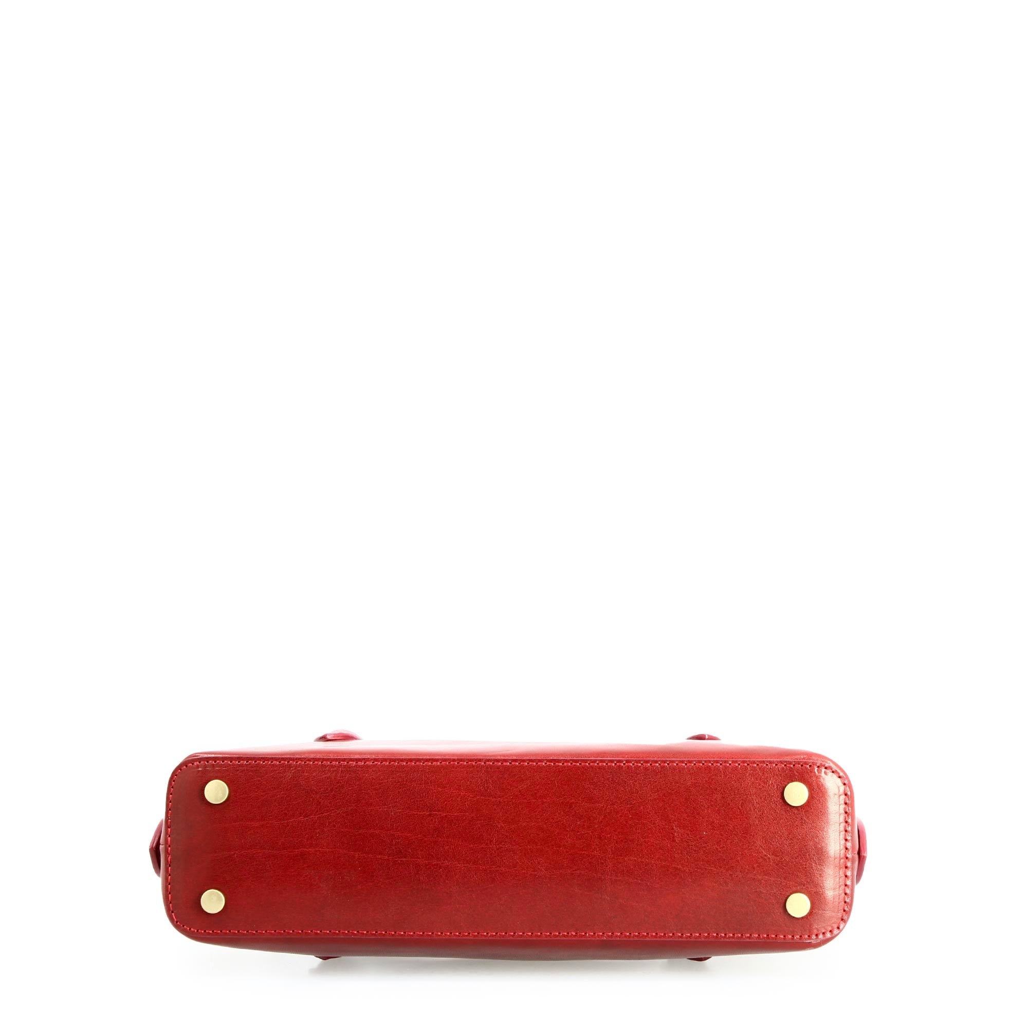 Leonardo Shoes Diana borsa donna rossa pelle spalla