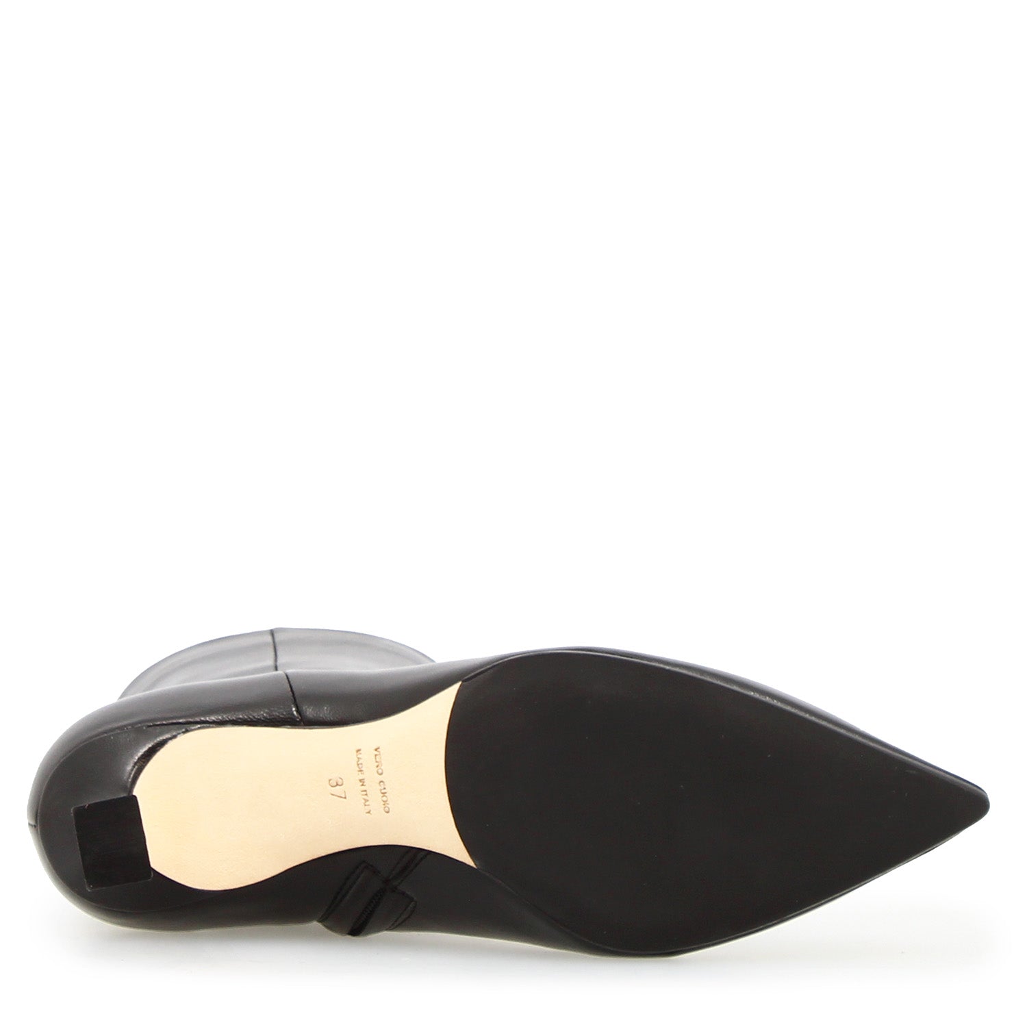 Leonardo Shoes Gioconda stivaletto donna pelle nera tacco 5 cm
