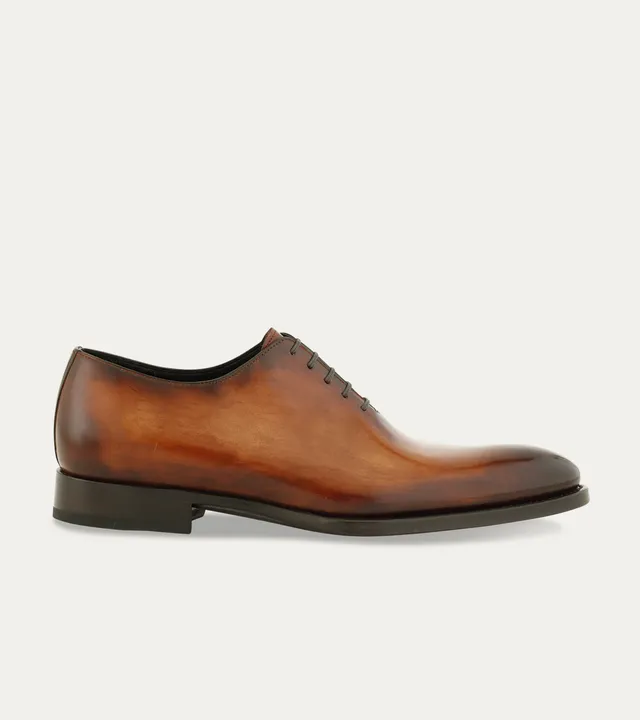 Ace Marks Tom Wholecut Oxford uomo cognac pelle taglia 9