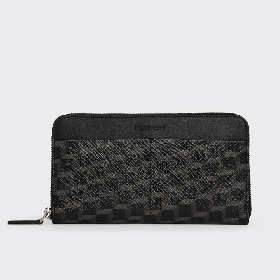 Pierre Hardy Aoyama Portafoglio Maxi Nero Zip TU Cube