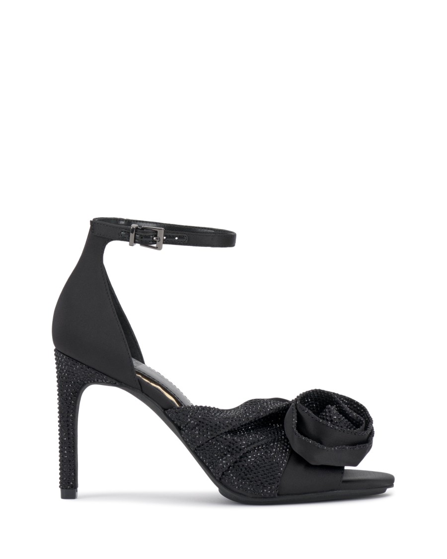 Vince Camuto Adalinea sandali raso donna tacco spillo strass rosa