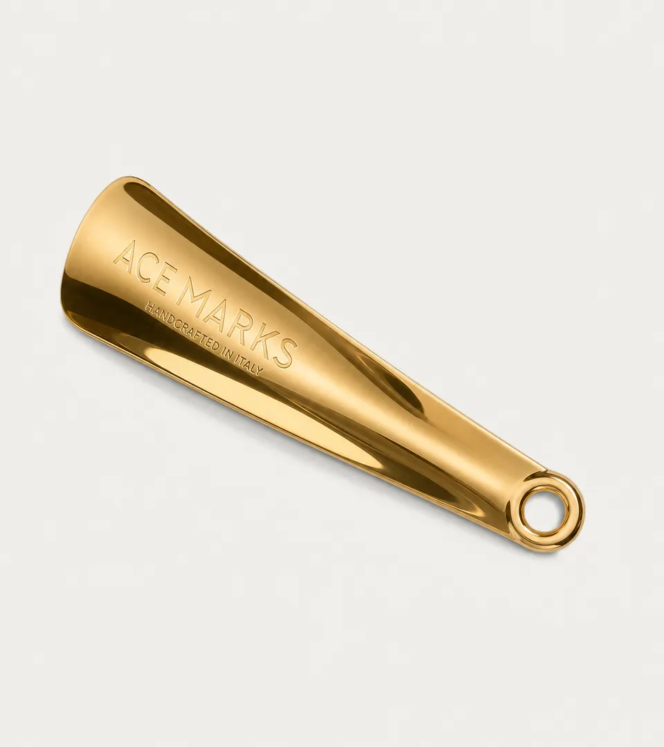 Ace Marks calzascarpe metallo 21,5 cm oro uso quotidiano