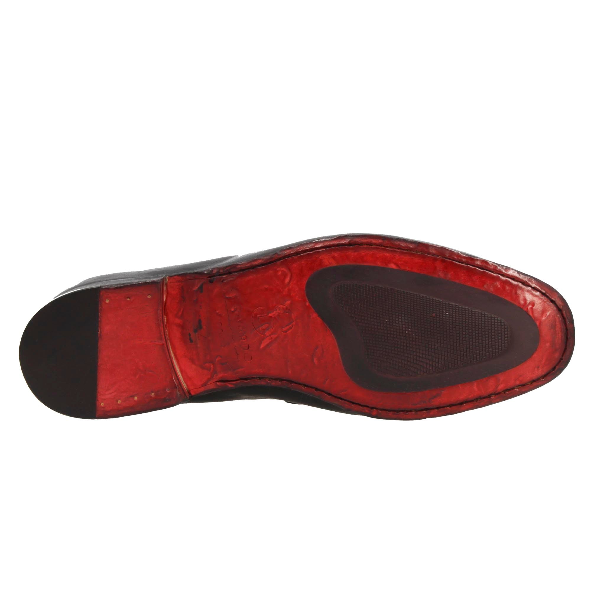 Leonardo Shoes Mocassini Uomo Palatino Nero Pelle Fibbia
