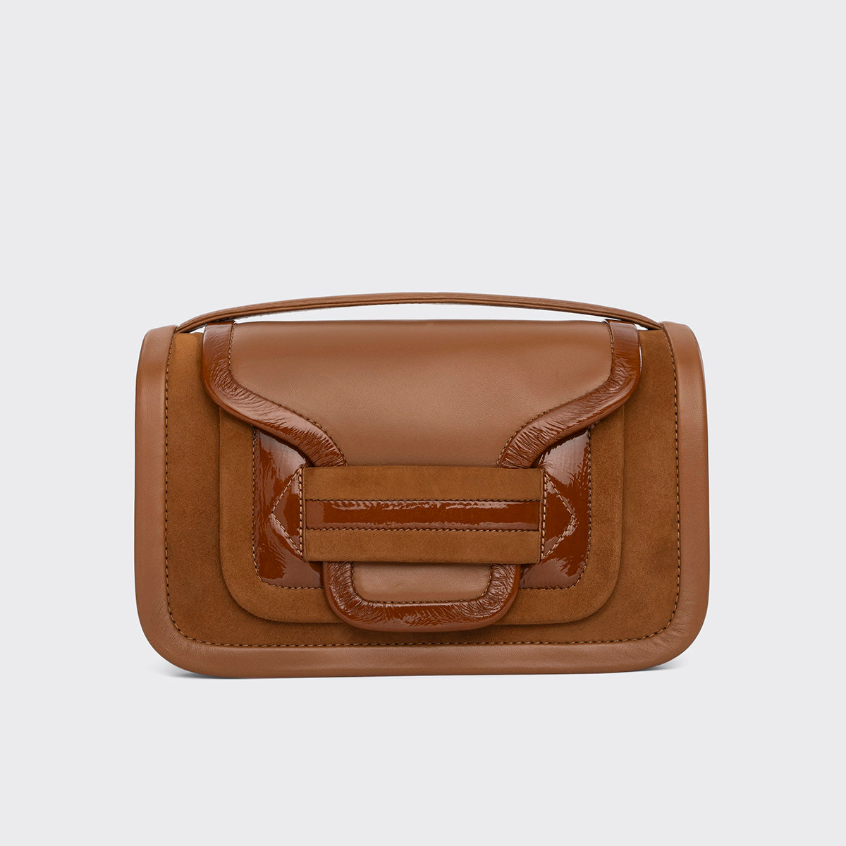 Pierre Hardy Alpha Maxi Handbag borsa donna marrone