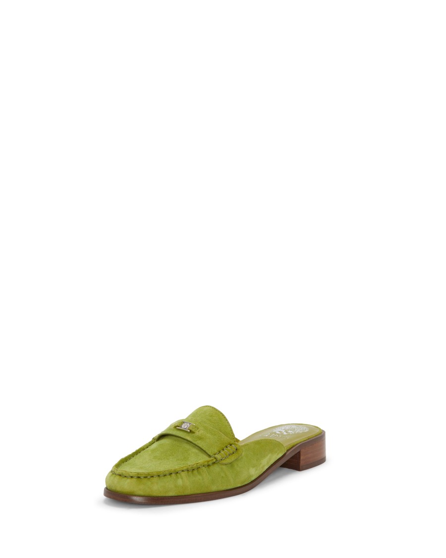 Vince Camuto Cobby Mule Donna Punta Mocassino Tacco Largo