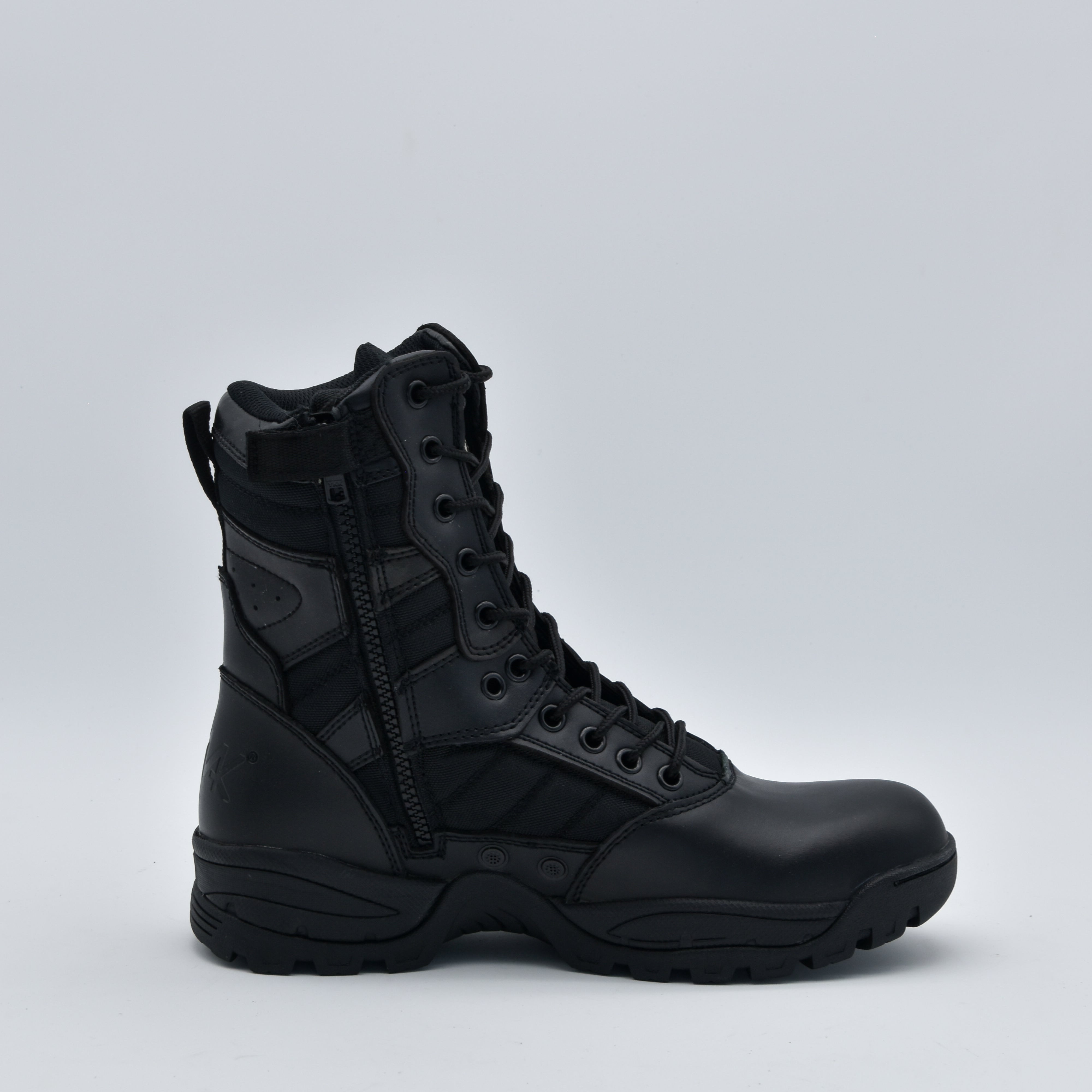 MAK Protector 9 Side Zip Stivale Tattico Nero Pelle