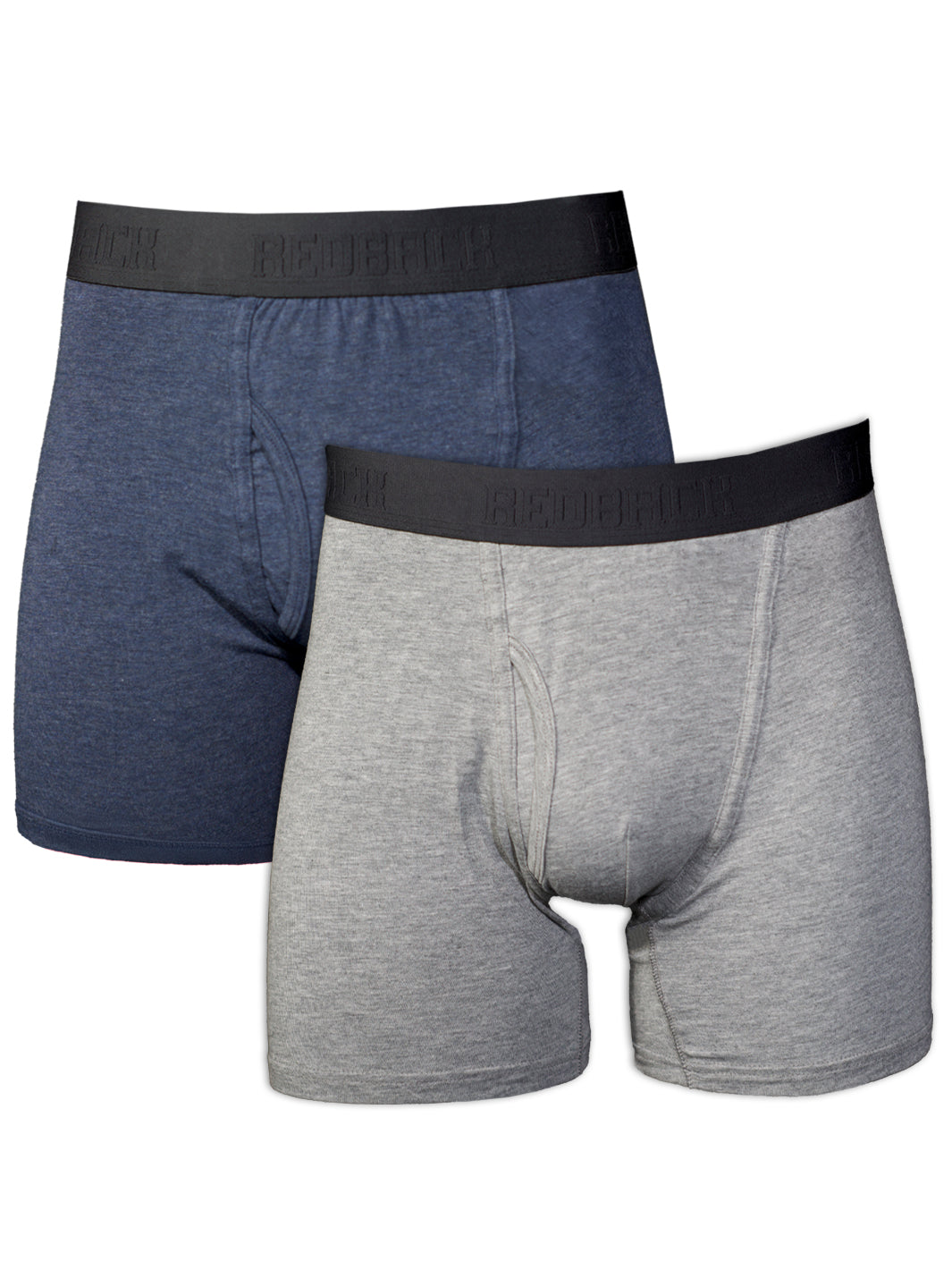 Redback UnderWORKwear boxer uomo bambù grigi 2 pack traspiranti
